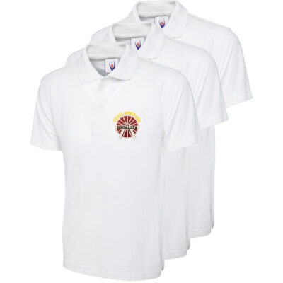 Ysgol Gymraeg Bro Allta - Polo x 3 Pack (White)