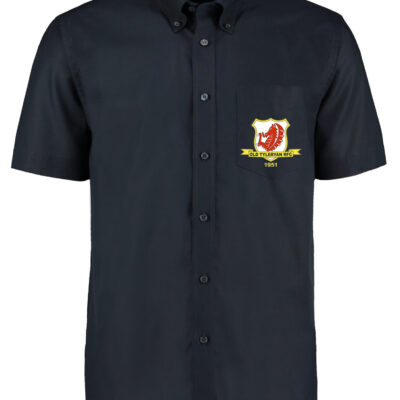 Old Tyleryan RFC - Short Sleeve Oxford Shirt - French Navy